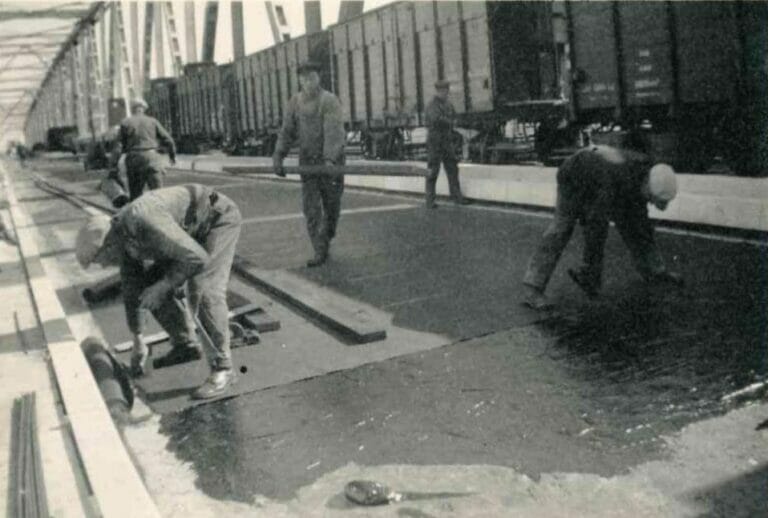 Persolits historie, arbejdere 1938 den gamle Lillebæltsbro